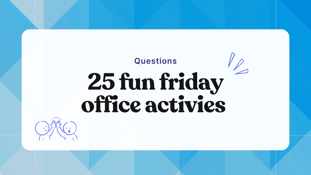 20 Fun Friday Office Activities - Bingo Card Creator