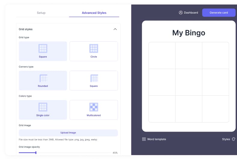Custom Bingo Card Generator Print & Play Without Limits