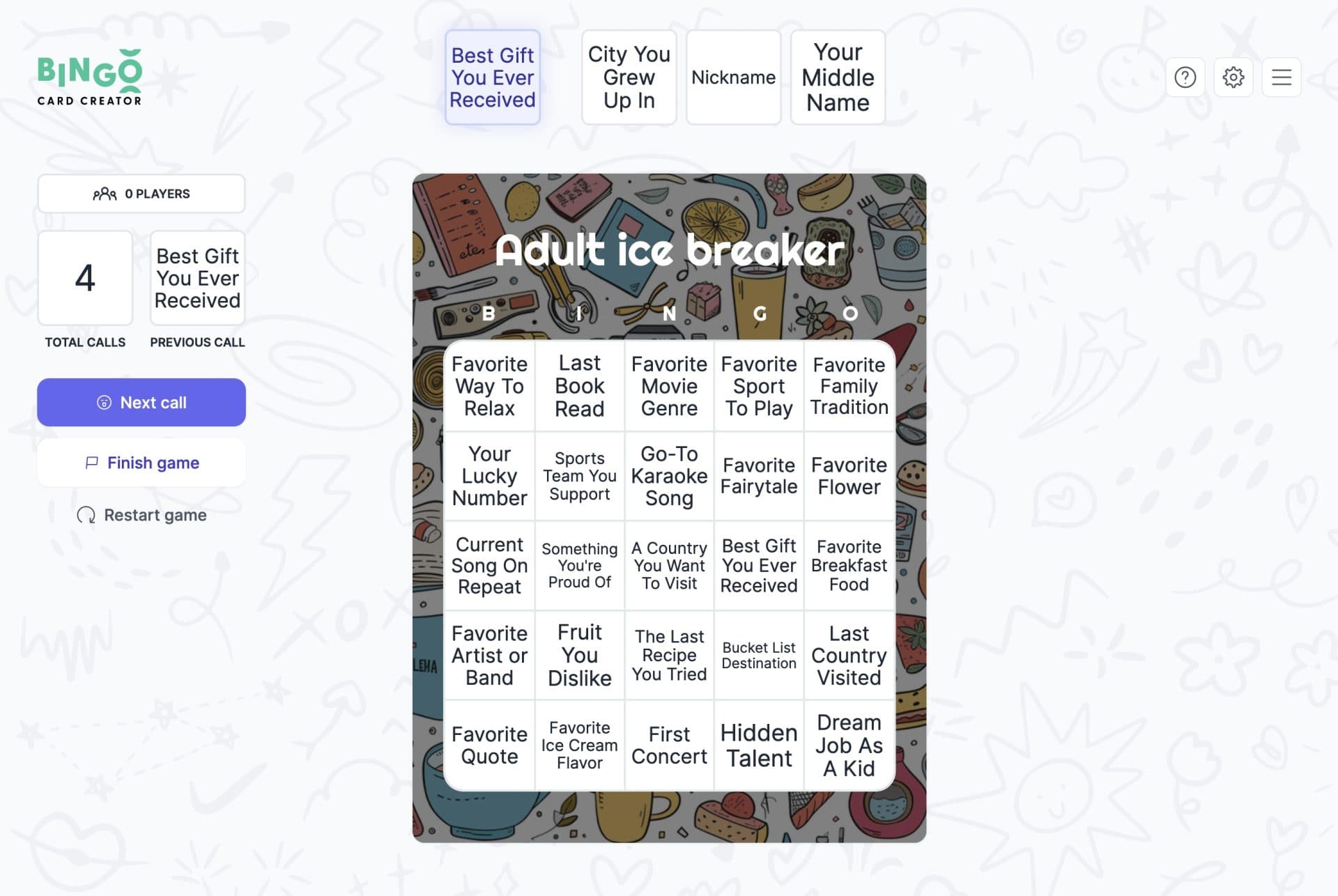 Bingo Card Creator 3.0 - Bingo Card Creator