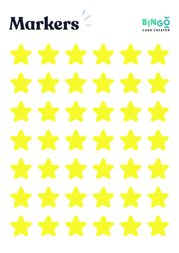 Exploding Star Bingo Pattern Getting To Know You Bingo: Printable & Customizable - Bingo Card Creator